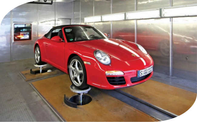 Body coupled road simulator
