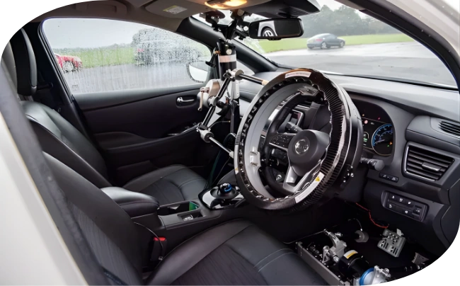 Steering robot system